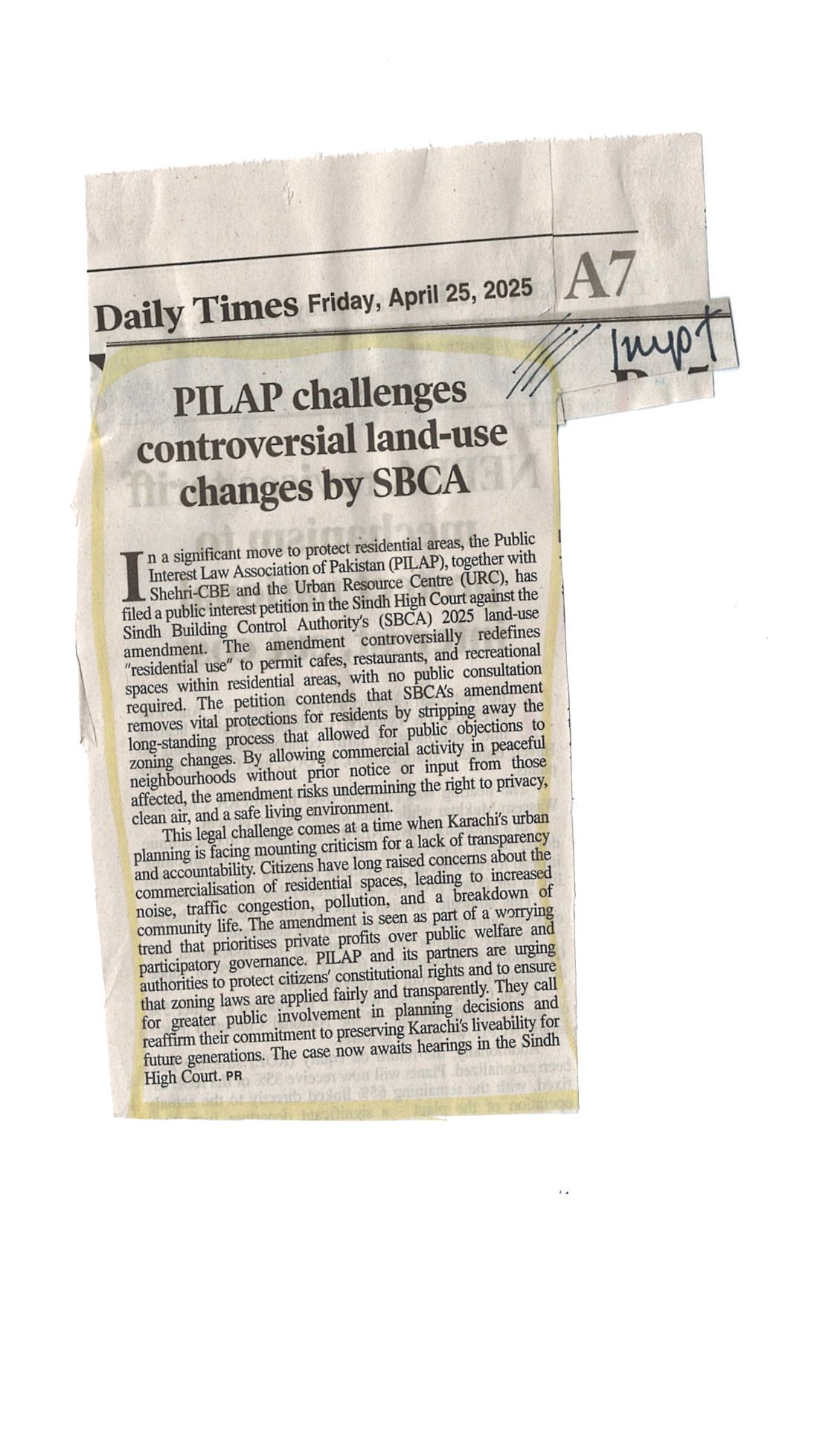 SBCA Regulations